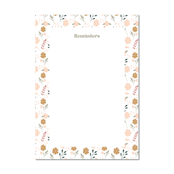 Reminder List Notepad