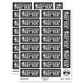 thumbnail image 1 of Reminder Past Due Push Pin Payment Sticker Set - Black - Matte Finish - 2.00" Large, 1 of 7