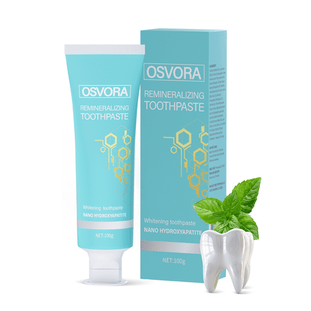 Fluoride Free Toothpaste, Nano Hydroxyapatite Toothpaste, Remineralizing Natural Teeth Whitening Tooth Repair, Appropriate for Sensitive Teeth