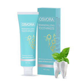 Fluoride Free Toothpaste, Nano Hydroxyapatite Toothpaste, Remineralizing Natural Teeth Whitening Tooth Repair, Appropriate for Sensitive Teeth