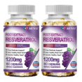 Remingo 2x1200MG Resveratrol Root Extract Maximum Strength Natural
