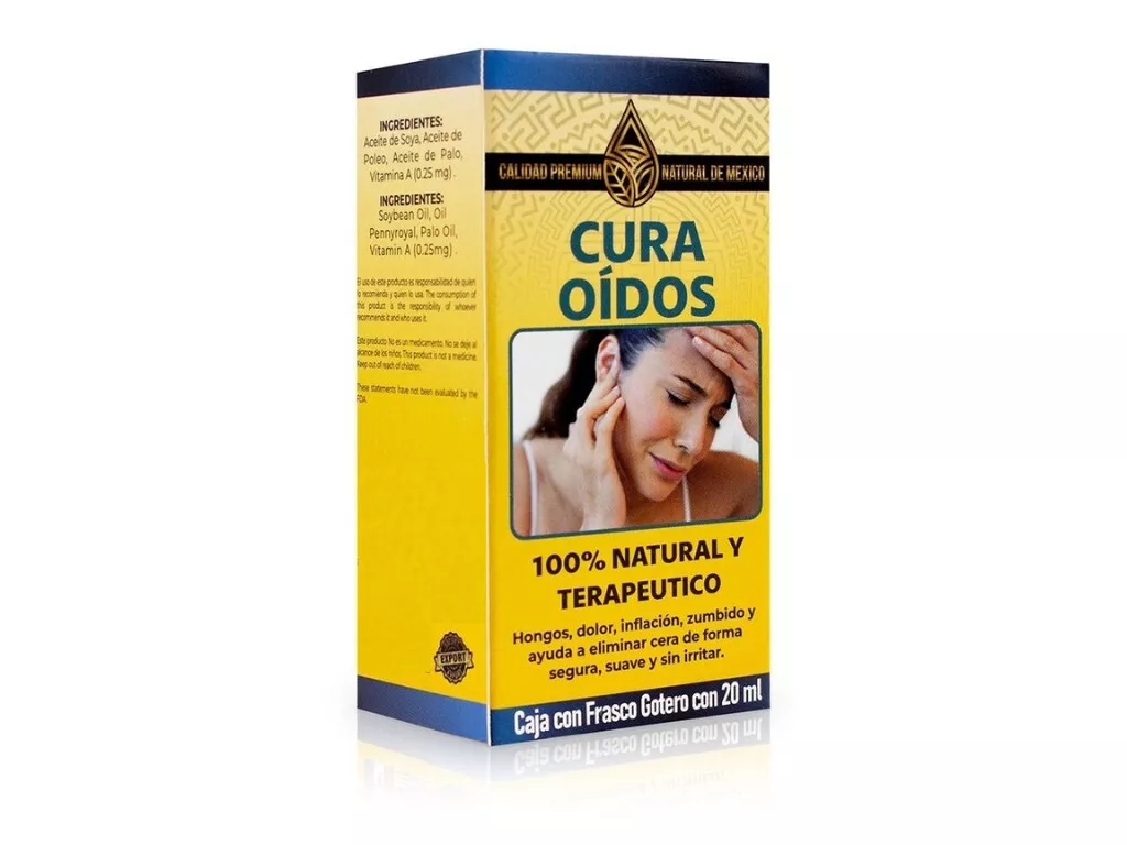 Remingo NATURAL DE MEXICO - HEALING EAR DROPS / GOTAS CURA OIDOS - 20 ML