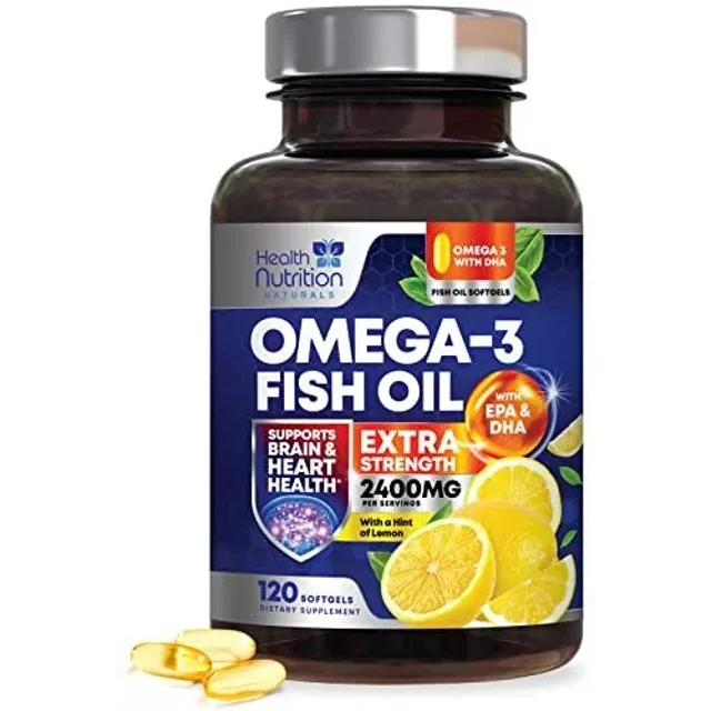 Remingo Triple Strength Omega3 Fish Oil 2400mg w High EPA DHA Heart