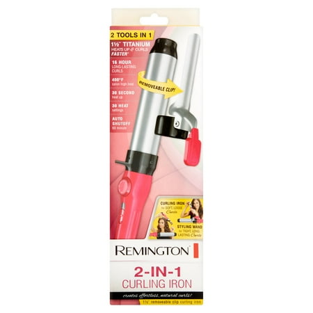 Remington 1 1/2" 2-in-1 Curling Iron