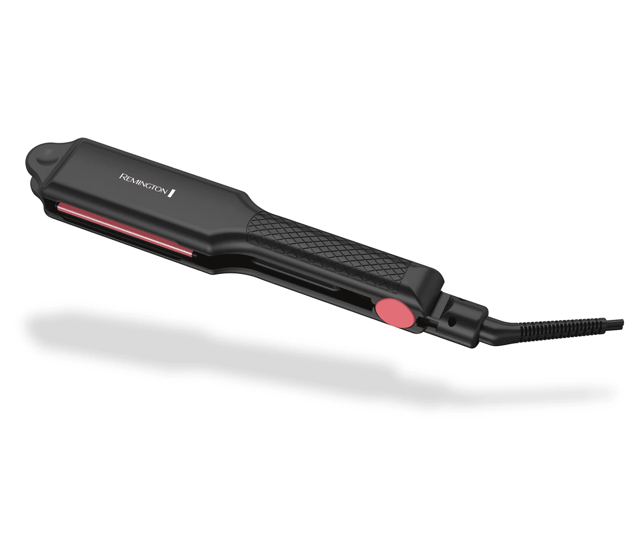 Remington 1 1/2" Wide Ceramic Plate Flat Iron, S1322, Black
