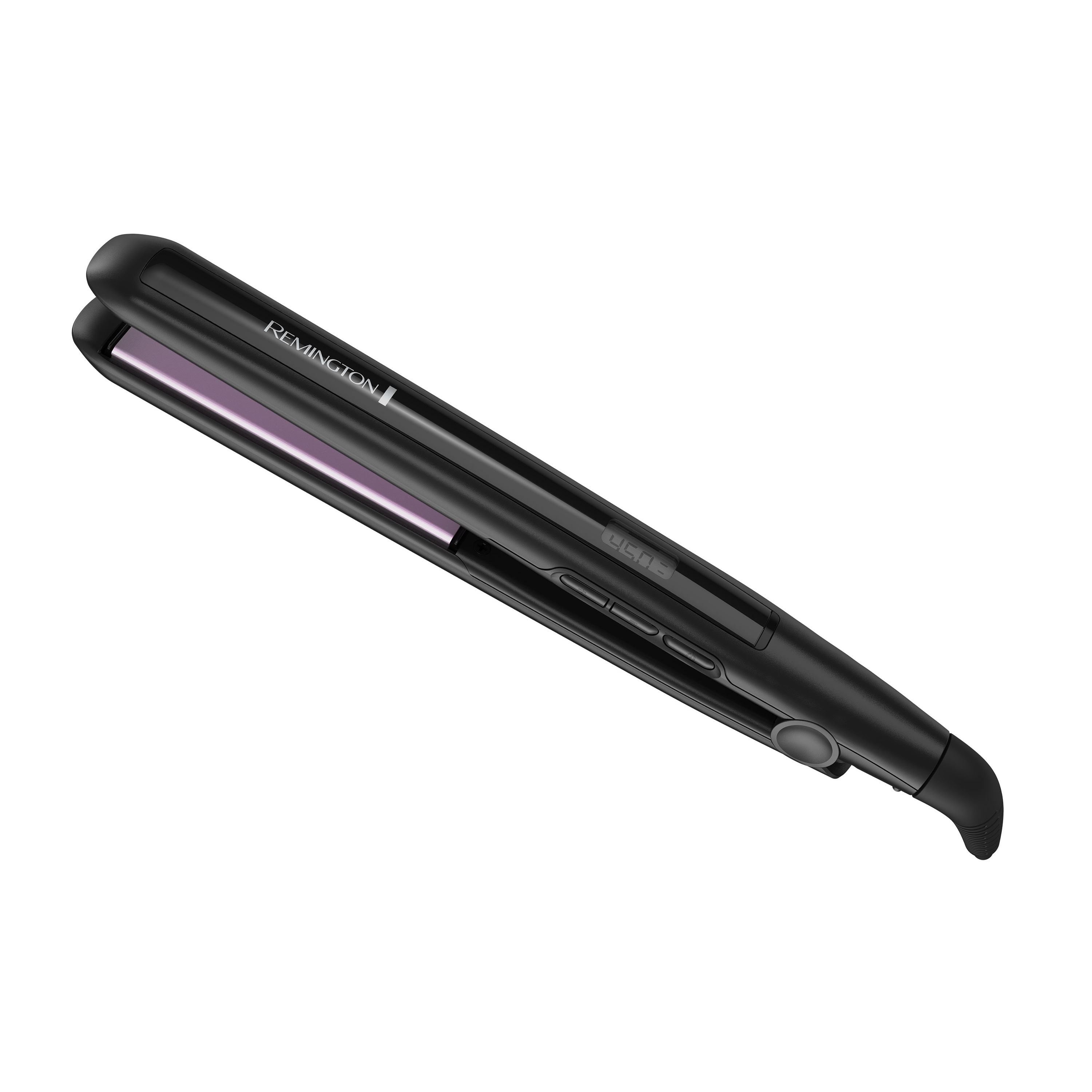 Remington 1" Anti-Static Flat Iron with Floating Ceramic Plates and Digital Controls, Hair Straightener, Black - image 1 of 8