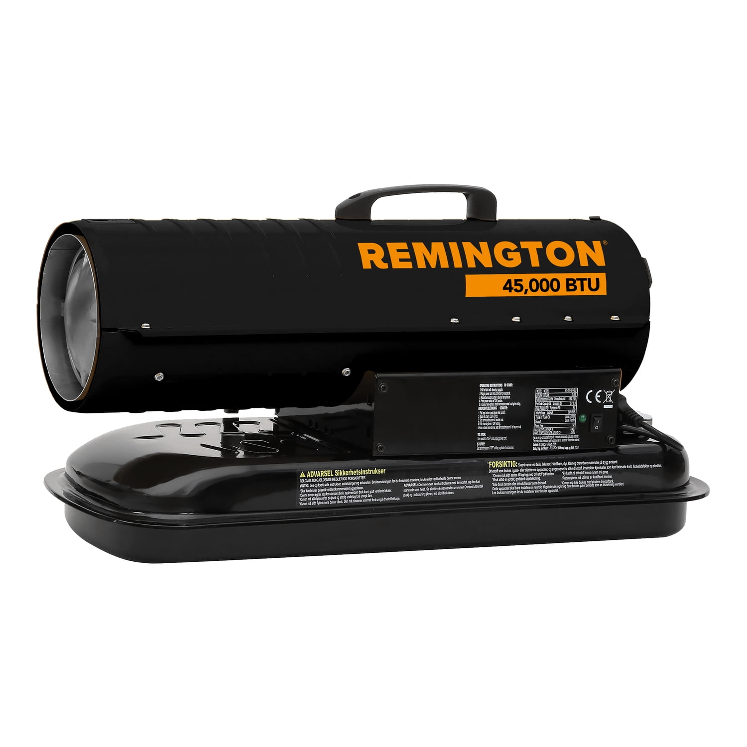 Remington 45,000 BTU Kerosene/Diesel Forced Air Heater - Walmart.com