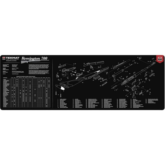 TekMat 36" X 12" Long Gun Cleaning Mat - Remington 700