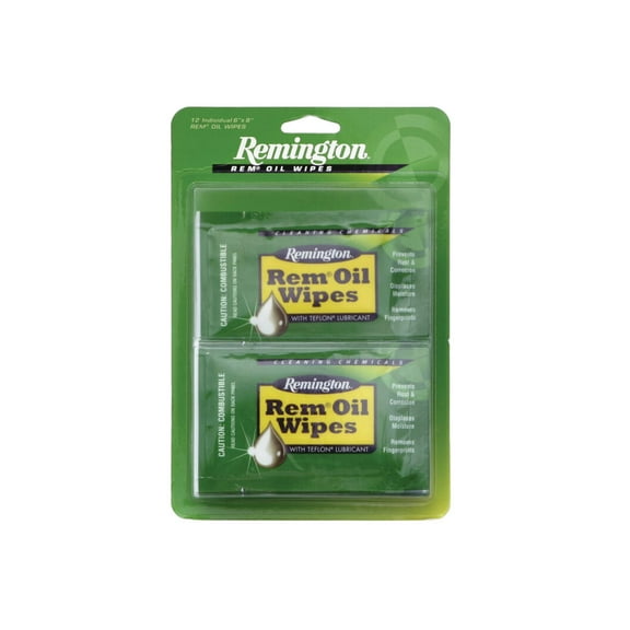 Remington Accessories Rem Oil Wipes (12 Count) 6" X 8" wipes