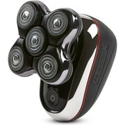 Remington Balder Boss XR7120 Electric Head Shaver, Cordless Wet/Dry Razor with Dual Track Blades