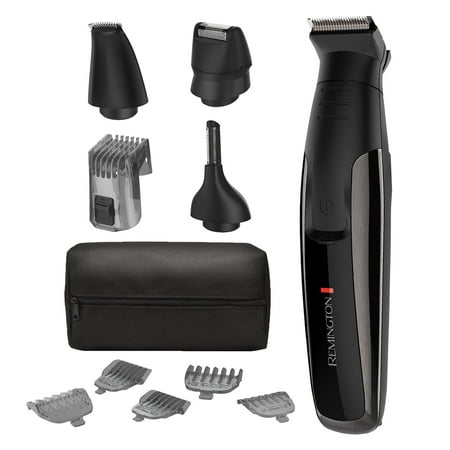 Remington - Beard Boss Rechargeable Hair Trimmer Wet/Dry - black