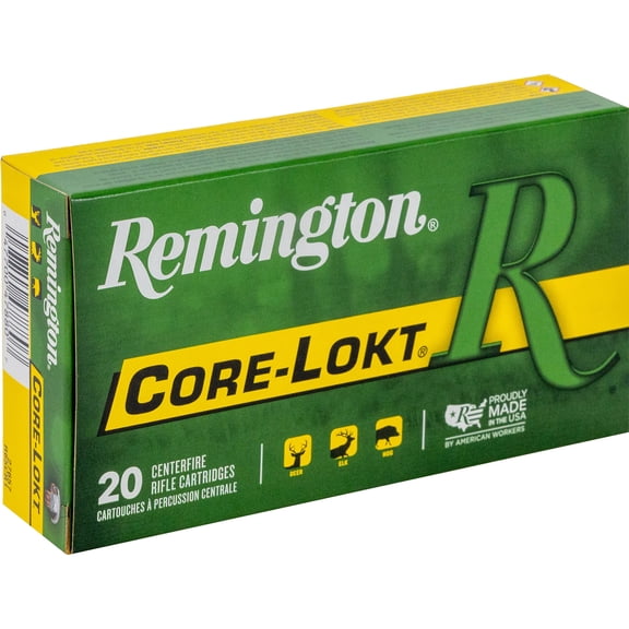 Remington Core-Lokt, 6.5 Creedmoor, 140 gr, Pointed Soft Point Core Lokt, 2700 fps, 20 Count