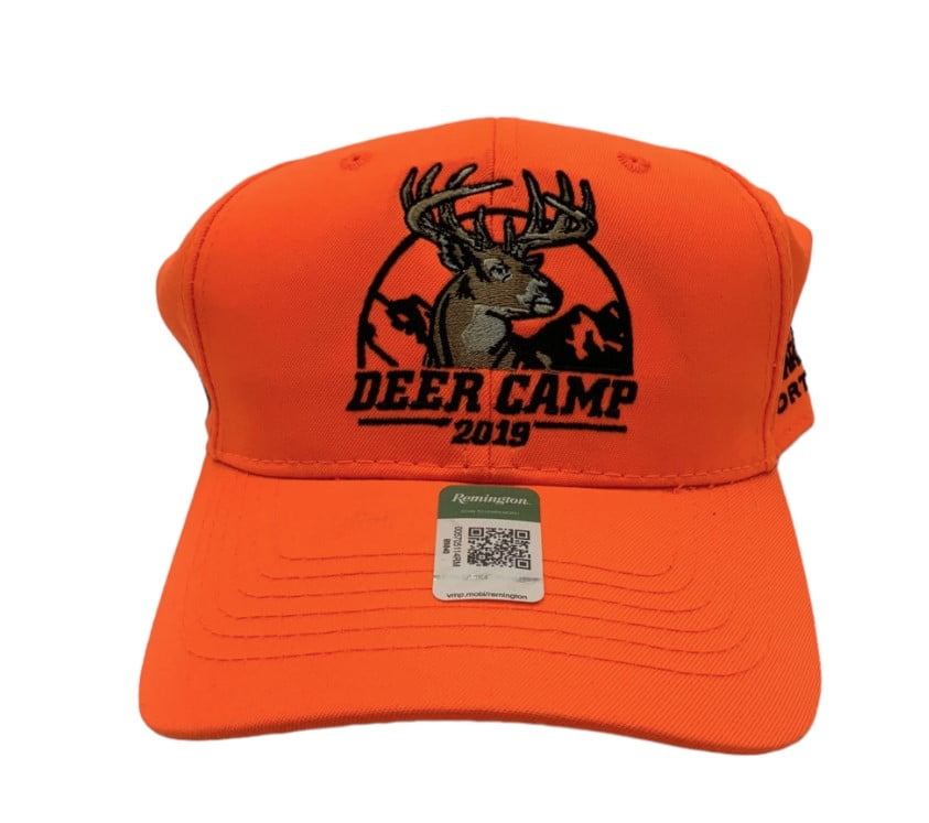 Remington Deer Camp 2019 Hunter Orange Vortex Adjustable Hat, One