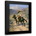 thumbnail image 1 of Remington, Frederic 11x14 Black Modern Framed Museum Art Print Titled - An Indian Trapper-1889, 1 of 5