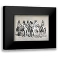 thumbnail image 1 of Remington, Frederic 14x11 Black Modern Framed Museum Art Print Titled - Waiting For The Beef Issue, 1 of 5