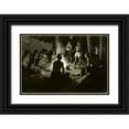 thumbnail image 1 of Remington, Frederic 24x17 Black Ornate Wood Framed with Double Matting Museum Art Print Titled - French Explorers Council with the Indians, 1 of 4