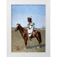 thumbnail image 1 of Remington, Frederic 24x32 White Modern Wood Framed Museum Art Print Titled - Blackfoot Indian, 1 of 4