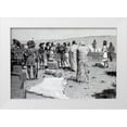 thumbnail image 1 of Remington, Frederic 32x23 White Modern Wood Framed Museum Art Print Titled - The Interpreter Waved at the Youth, 1 of 4