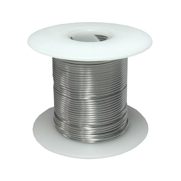 Remington Industries 14 AWG Stainless Steel 316L Wire, 100 ft Length, 0.0640" Diameter