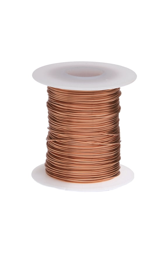18 AWG Solid Bare Copper Wire, Buss Wire, 100 ft, 0.0403" Diameter