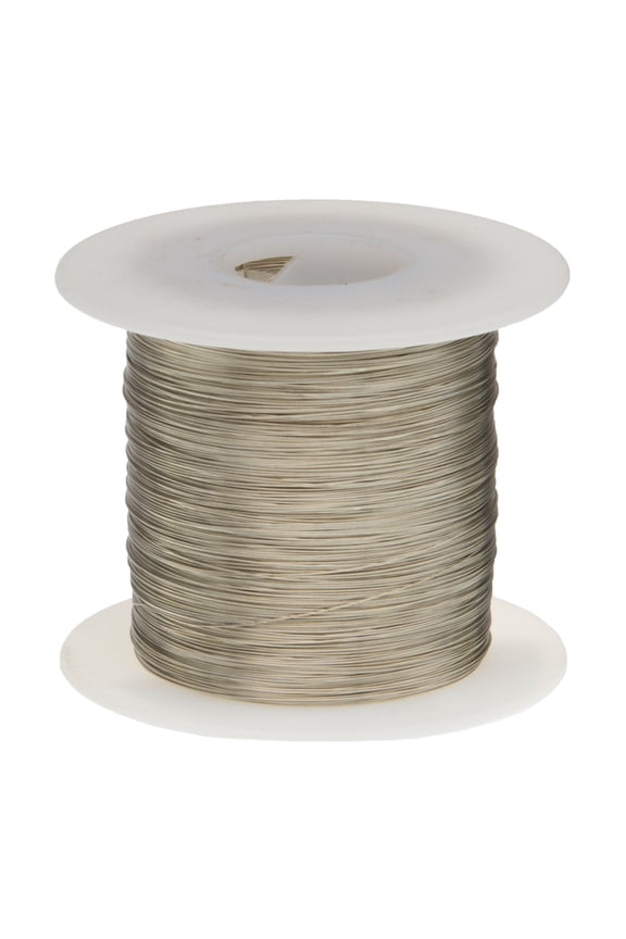 18 AWG Solid Tinned Copper Wire, Buss Wire, 25 ft, 0.0403" Diameter