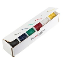 Remington Industries 18 AWG Stranded Hook-Up Wire Kit, UL1007 300V, 100 ft Each, 6 Colors
