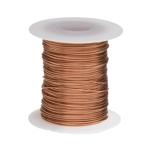 Remington Industries 22 AWG Solid Bare Copper Wire, Buss Wire, 100 ft, 0.0253" Diameter