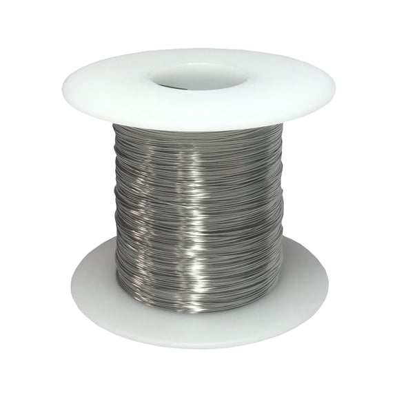 Remington Industries 24 AWG Stainless Steel 316L Wire, 1000 ft Length, 0.0201" Diameter