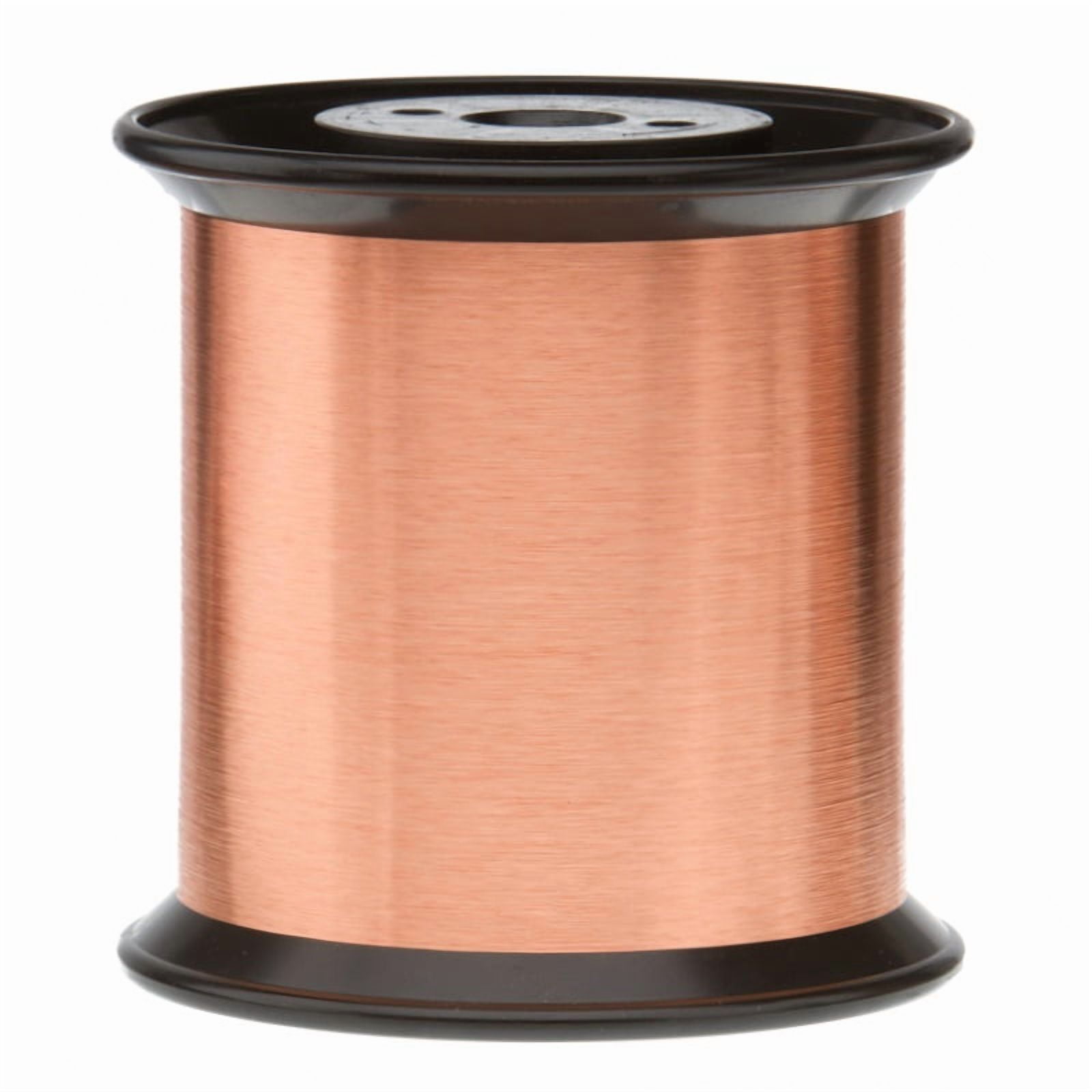 Remington Industries 38 AWG Magnet Wire, 155C Enameled Copper Wire, 5 lb, Natural