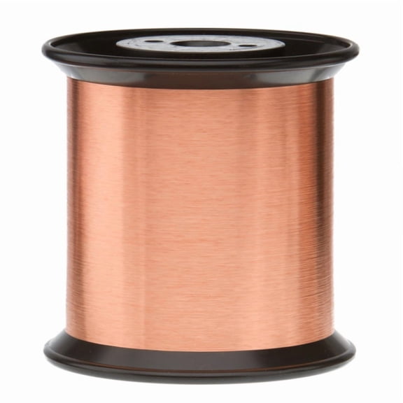 Remington Industries 38 AWG Magnet Wire, 155C Enameled Copper Wire, 5 lb, Natural