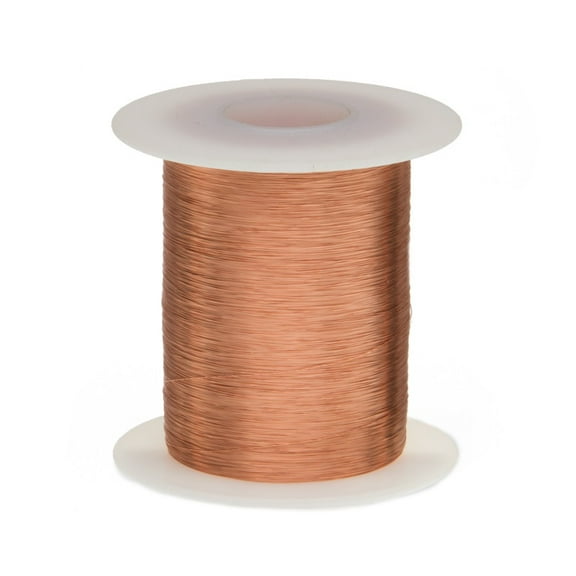 Remington Industries 40 AWG Magnet Wire, 155C Enameled Copper Wire, 4 oz, Natural