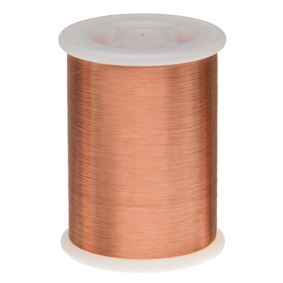 Remington Industries 42 AWG Magnet Wire, 155C Enameled Copper Wire, 2.5 lb, Natural