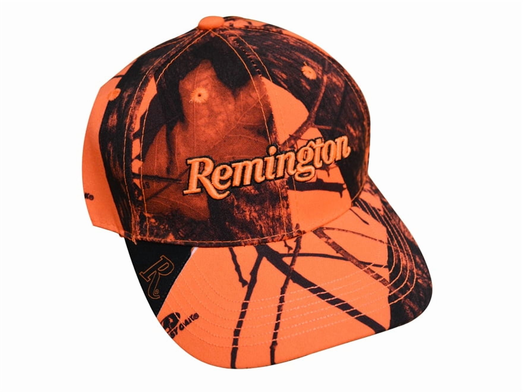 Outdoor Cap Remington RM16A, Blaze/Black Polyester Twill Cap