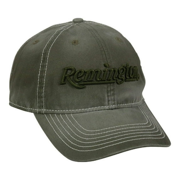Remington Mens Low Crown Logo Hat Olive