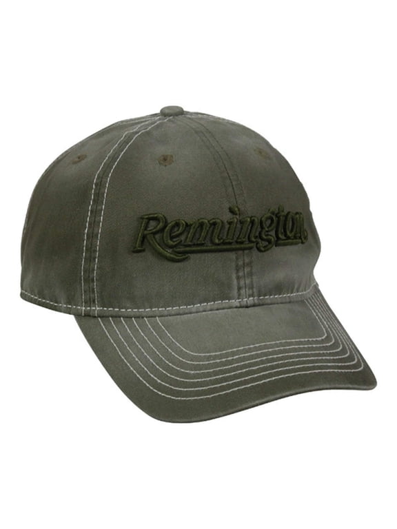 Outdoor Cap Remington Sports Cotton Cap w/Embroidery Logo - Mens, One Size, Olive