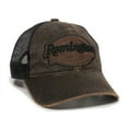 thumbnail image 1 of Remington Mens Weathered LC Logo Hat Dark Brown/Black, 1 of 3