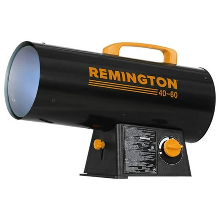 Remington Portable 60,000 BTU Propane Forced Air Space Heater, Tank Not Included