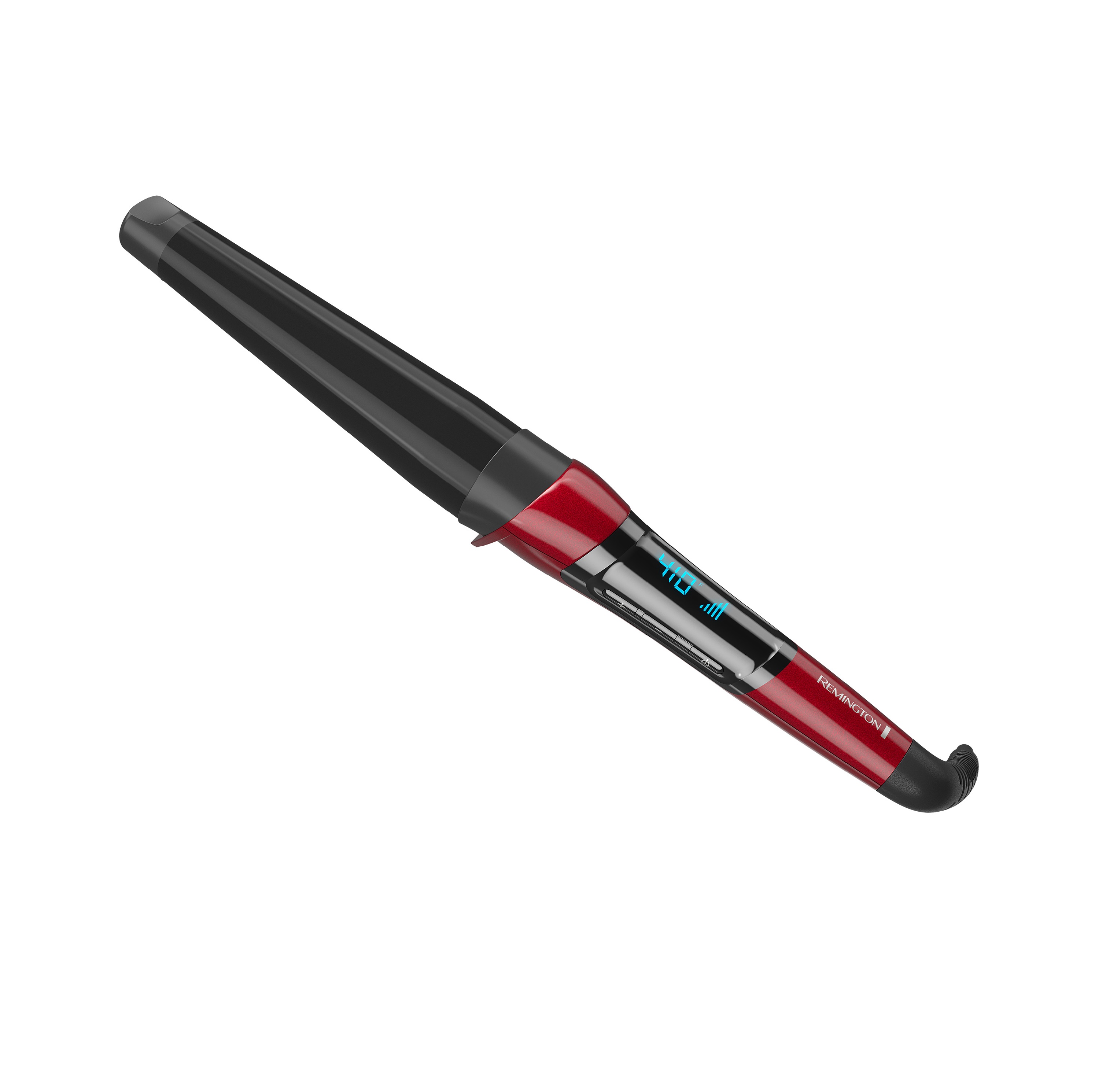 Remington Pro 1-1 Curling Wand With Silk Ceramic Advanced Technology, Red Ci96X7B - image 1 of 13