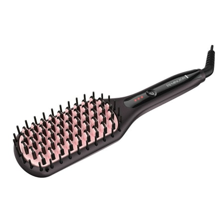 Remington Pro Pearl Ceramic Hair Straightening Brush, Purple