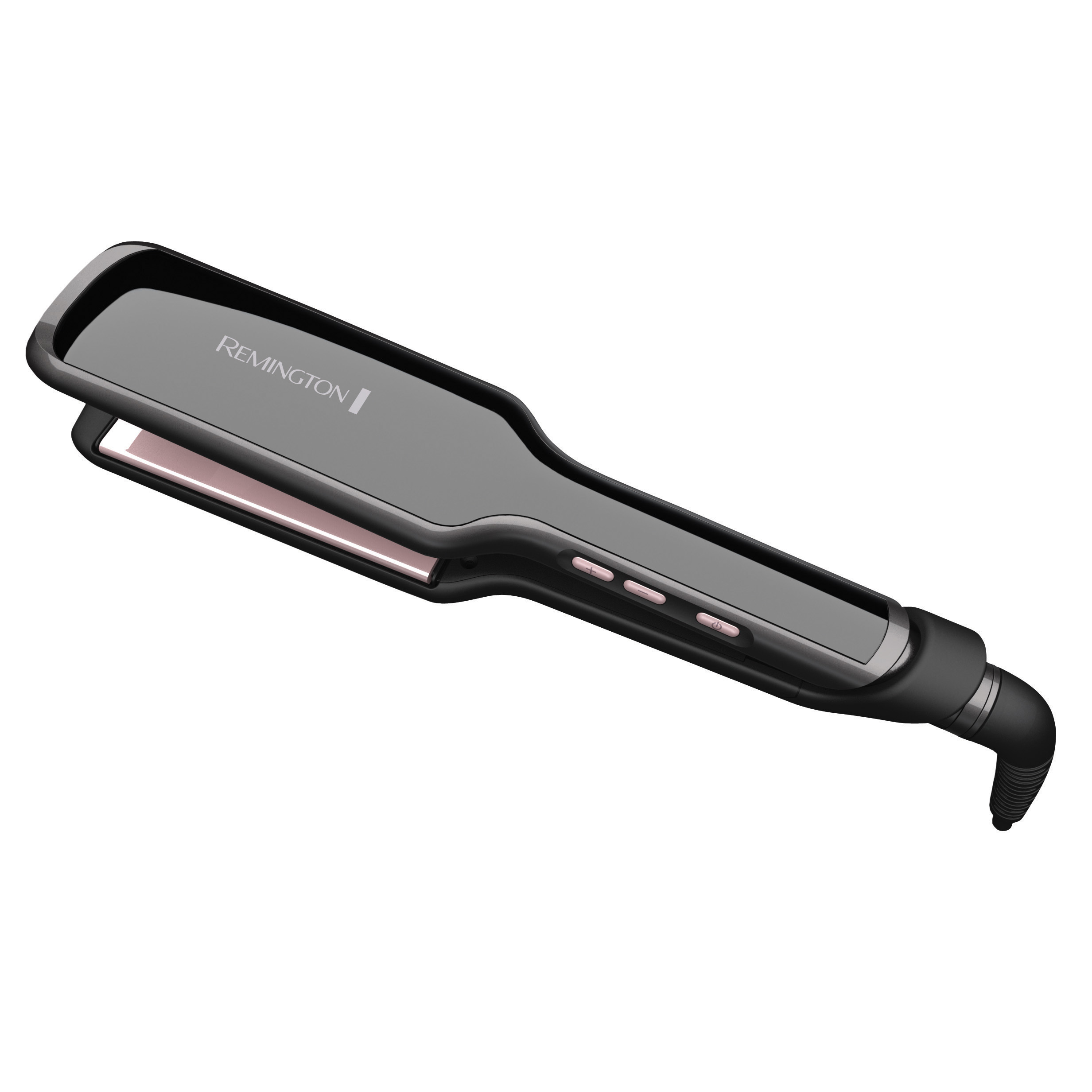 Remington Pro Soft Touch Finish and Digital Controls Professional 2" Pearl Ceramic Flat Iron Hair Straightener, Black - image 1 of 15
