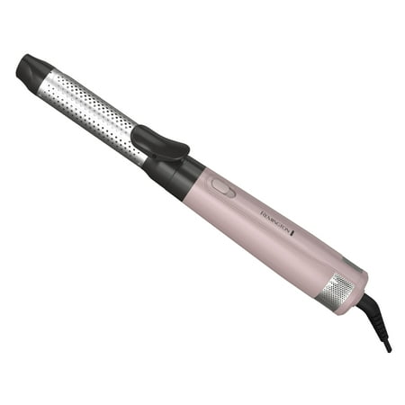 Remington Pro Wet2Style 1.25" Ceramic Titanium Hot Air Spring Hair Curling Iron, Pink, AS14A10
