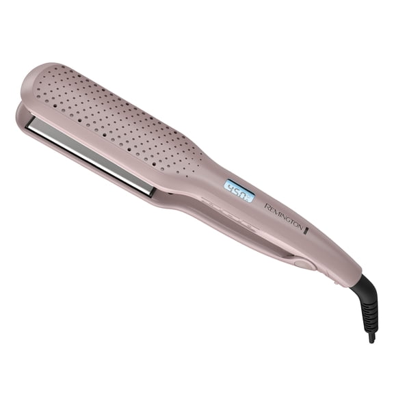 REMINGTON Pro Wet2Straight 1 3/4" Hair Straightener with 450F High Heat, Mauve