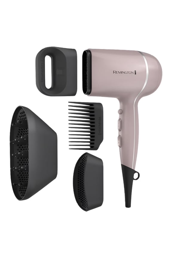 Pro Wet2Style Ceramic Ionic Hair Dryer with 4 Attachments, Purple