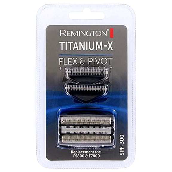 Remington SPF300 Silver Metal Titanium X Flex & Pivot Foil and Cutter F5800 F7800 & F4900