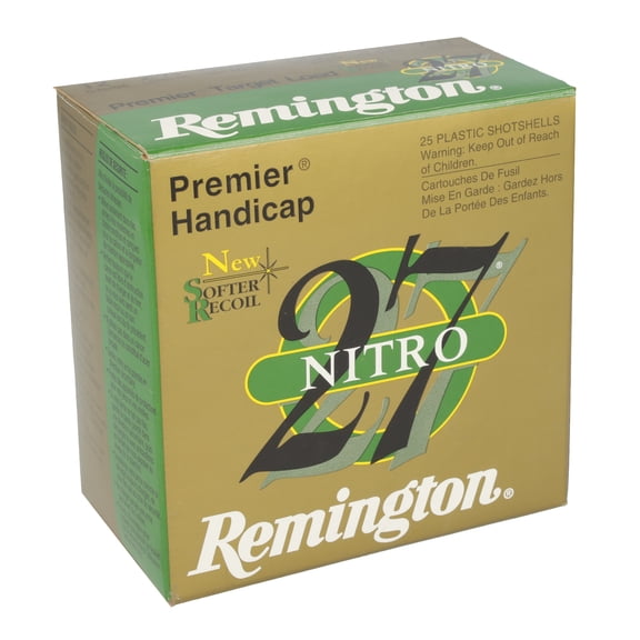 Remington Nitro 27, 12 ga, 7.5 Shot, 2-3/4 in, 1 1/8 oz, 1235 fps, 25 Count