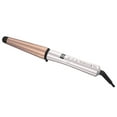 thumbnail image 1 of Remington Shine Therapy Curling Wand, 1" to 1½" Tapered Barrel, Argan Oil & Keratin Infused, Ceramic, 10 Heat Settings, Auto Shut-Off, Includes Heat Glove, 1 of 5
