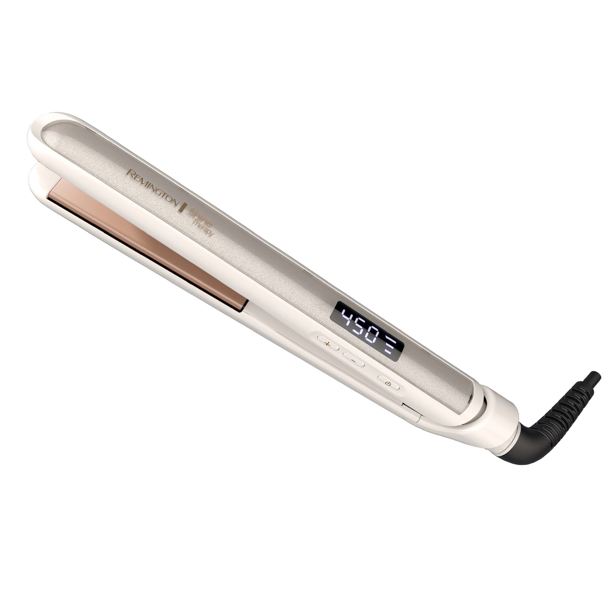 Walmart discounts of Remington Shine Therapy Argan Oil & Keratin Infused 1 inch plate Hair Straightener/Flat Iron, S9511