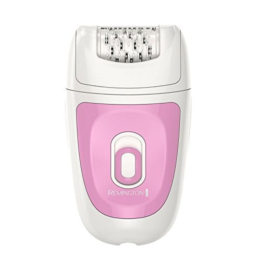 Remington Smooth & Silky Total Coverage Epilator, Electric Tweezing System, Pink