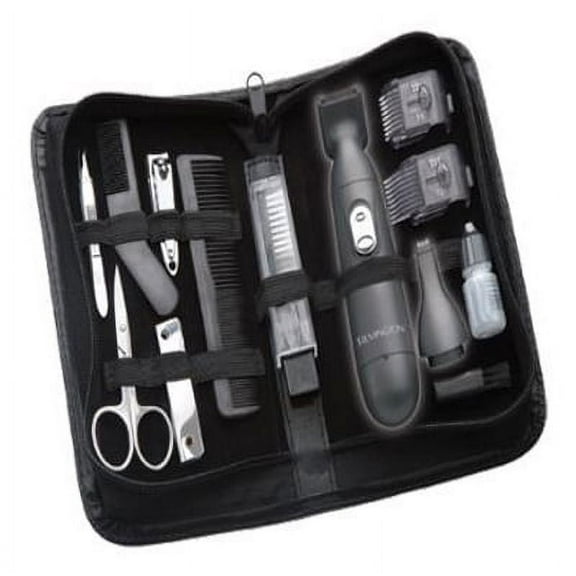 Remington TLG-100ACDN Precision Grooming Travel Kit, Black