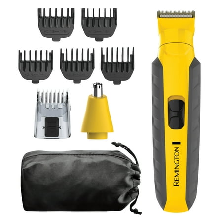 Remington Virtually Indestructible All-in-One Grooming Kit, Yellow/Black, PG6855A